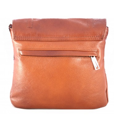 copy of Skórzana Torebka Listonoszka Granatowa z Paskiem azteckim