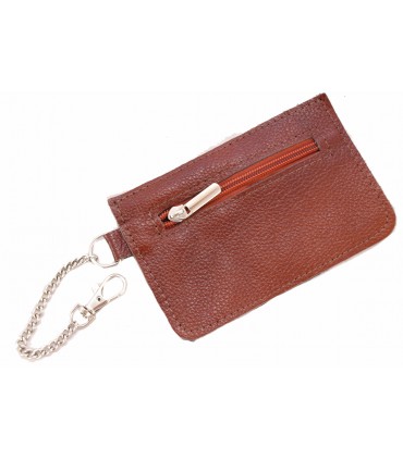 Skórzany portfelik Skórzane Etui na klucze Skóra