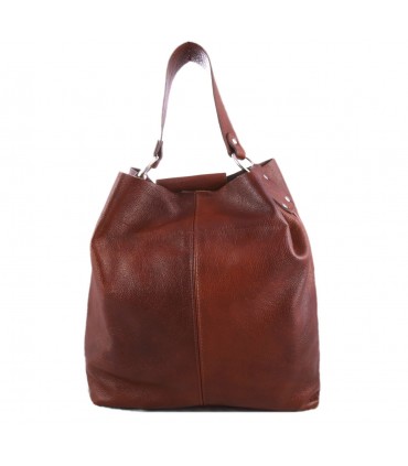 Leather brown, cognac handbag / bag / crossbody bag