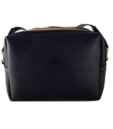 Monnari Torebka Damska Listonoszka Czarna z zawieszką