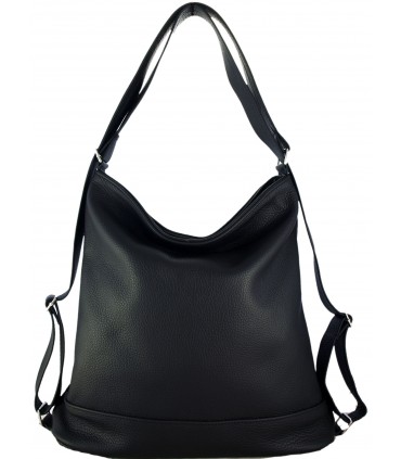 Torebka Skórzana Model 2w1 Worek Plecak Skórzany