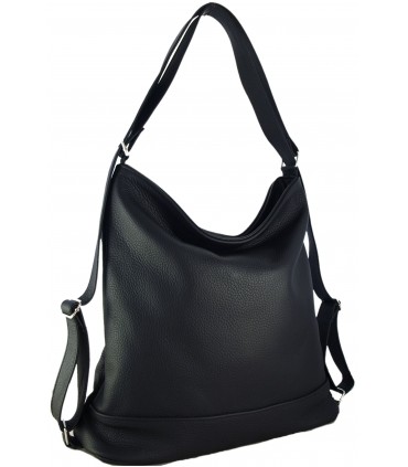 Torebka Skórzana Model 2w1 Worek Plecak Skórzany