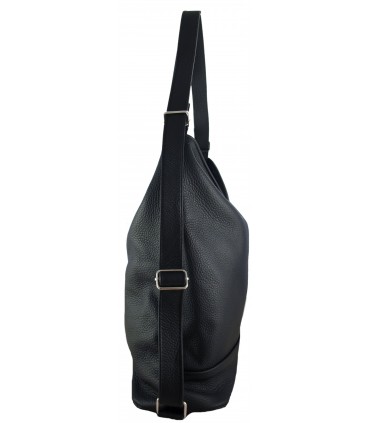 Torebka Skórzana Model 2w1 Worek Plecak Skórzany