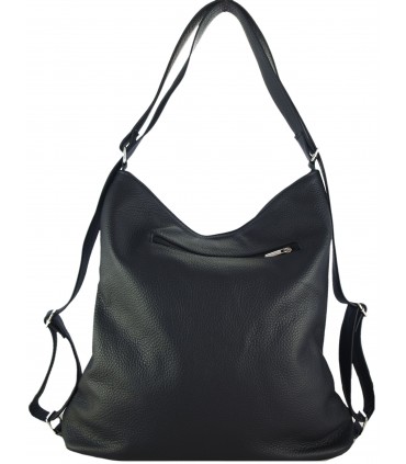 Torebka Skórzana Model 2w1 Worek Plecak Skórzany