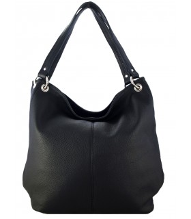 copy of Torebka skórzana Worek Shopper Skóra naturalna Czarna