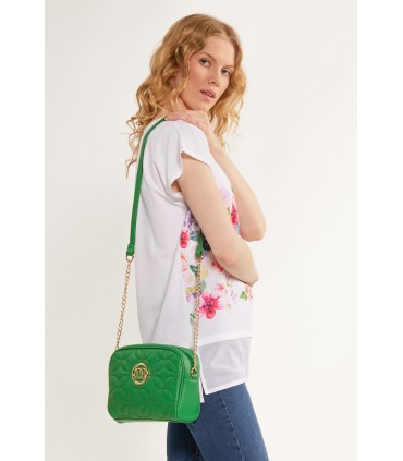 copy of Monnari Czarna Torebka Listonoszka Pikowana z Łańcuszkiem