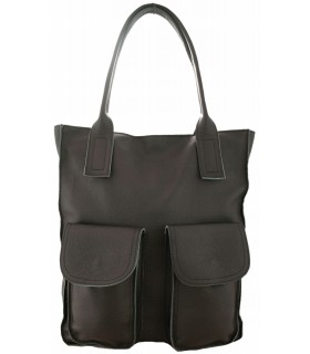 copy of Torebka skórzana Worek Shopper Skóra naturalna Czarna