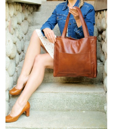 copy of Black Leather Tote Bag, Leather Shoulder Shopper, Large Leather Tote Bag