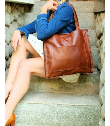 copy of Black Leather Tote Bag, Leather Shoulder Shopper, Large Leather Tote Bag