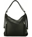 copy of Black leather handbag / backpack / crossbody bag