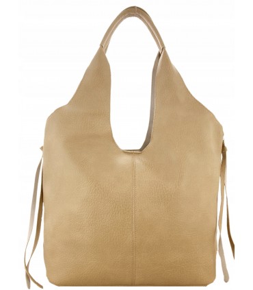 Monnari Torebka damska Shopper Listonoszka Model 2w1 Kolekcja Premium Beżowy