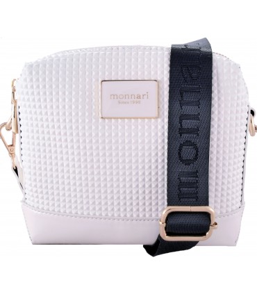 Monnari Torebka Listonoszka Chanelka Pikowana Biała