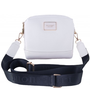 Monnari Torebka Listonoszka Chanelka Pikowana Biała