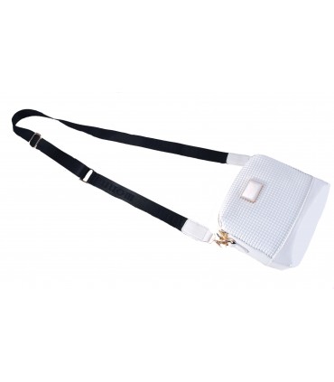 Monnari Torebka Listonoszka Chanelka Pikowana Biała