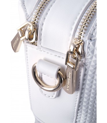 Monnari Torebka Listonoszka Chanelka Pikowana Biała
