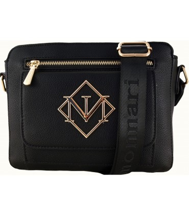 Monnari Torebka Damska Listonoszka Z kieszoną i biżuteryjnym logo