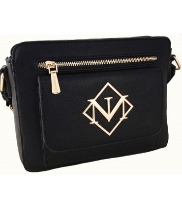 Monnari Torebka Damska Listonoszka Z kieszoną i biżuteryjnym logo