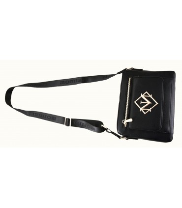 Monnari Torebka Damska Listonoszka Z kieszoną i biżuteryjnym logo