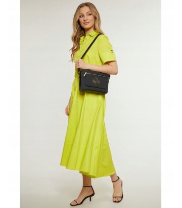 Monnari Torebka Damska Listonoszka Z kieszoną i biżuteryjnym logo