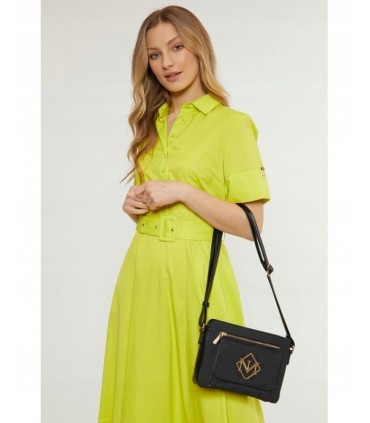 Monnari Torebka Damska Listonoszka Z kieszoną i biżuteryjnym logo