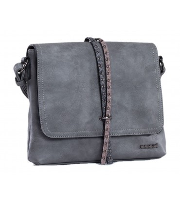 Monnari handbag made in Poland Gray handbag with jewelery, crossbody bag