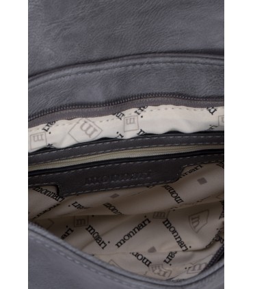 Monnari handbag made in Poland Gray handbag with jewelery, crossbody bag