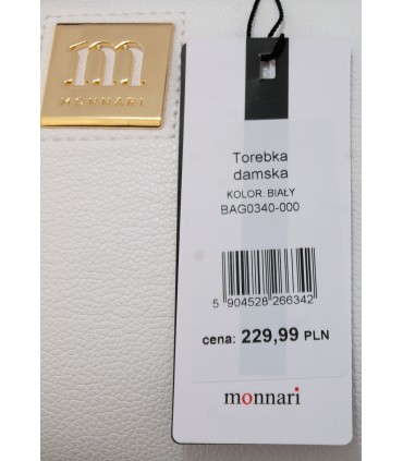 copy of Monnari Czarna Torebka Listonoszka Pikowana z Łańcuszkiem