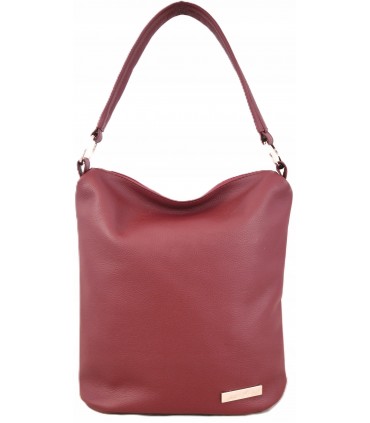 copy of Handbag Leather black bag, soft natural leather, zippered