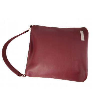 copy of Handbag Leather black bag, soft natural leather, zippered