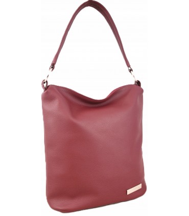 copy of Handbag Leather black bag, soft natural leather, zippered