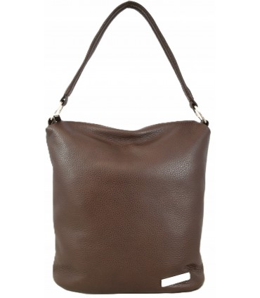 copy of Handbag Leather black bag, soft natural leather, zippered