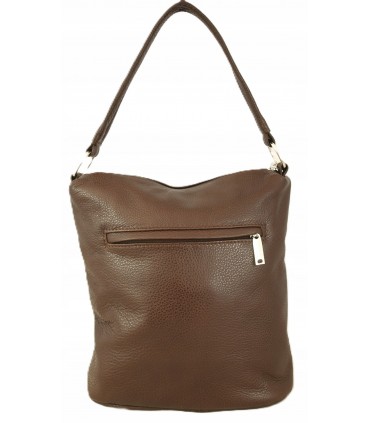 copy of Handbag Leather black bag, soft natural leather, zippered