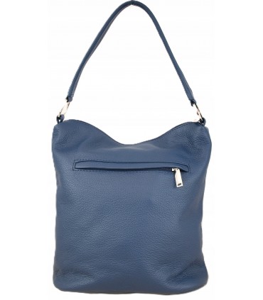 copy of Schwarze Lederhandtasche, weiches Naturleder, mit Reißverschluss