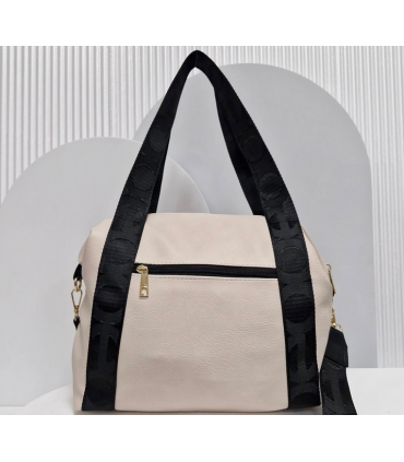 copy of Handbag Leather black bag, soft natural leather, zippered