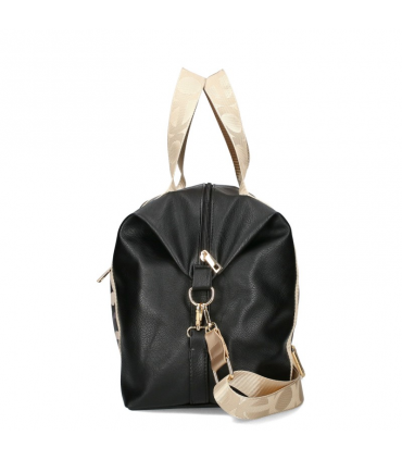 copy of Schwarze Lederhandtasche, weiches Naturleder, mit Reißverschluss