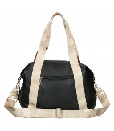 copy of Handbag Leather black bag, soft natural leather, zippered