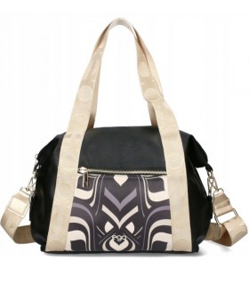 copy of Handbag Leather black bag, soft natural leather, zippered