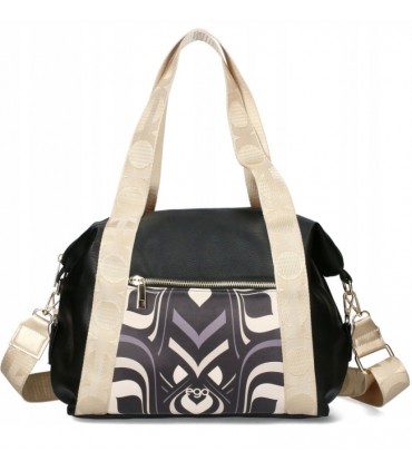 copy of Handbag Leather black bag, soft natural leather, zippered