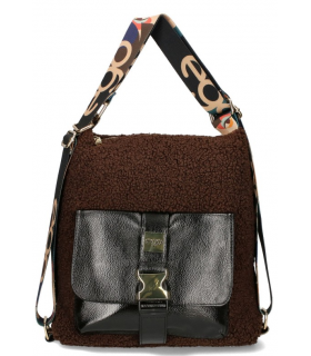 copy of Handbag Leather black bag, soft natural leather, zippered