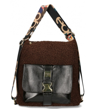 copy of Handbag Leather black bag, soft natural leather, zippered