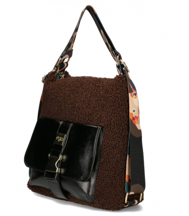 copy of Handbag Leather black bag, soft natural leather, zippered
