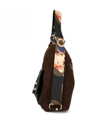 copy of Handbag Leather black bag, soft natural leather, zippered