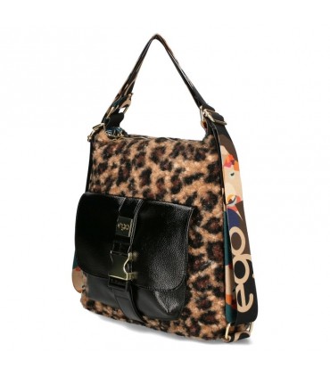 copy of Handbag Leather black bag, soft natural leather, zippered
