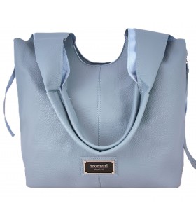 Monnari Torebka damska Shopper Listonoszka Model 2w1 Kolekcja Premium BŁĘKIT