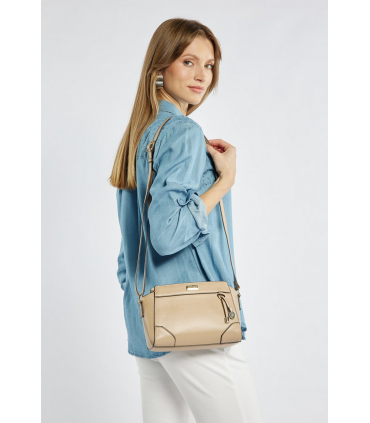 copy of Monnari Czarna Torebka Listonoszka Pikowana z Łańcuszkiem