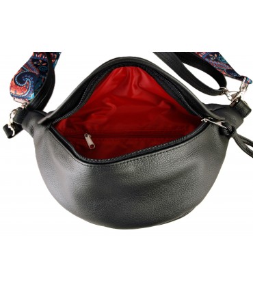 copy of Torebka skórzana Worek Shopper Skóra naturalna Czarna