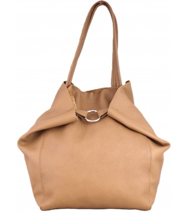 copy of Leather Cognac 2in1 bag with a cosmetic bag,oversize handbag