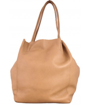copy of Leather Cognac 2in1 bag with a cosmetic bag,oversize handbag
