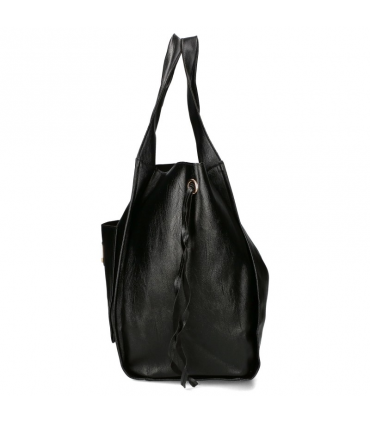Torebka MONNARI Shopper Pojemna Torba na Laptop Oversize Premium Czarna