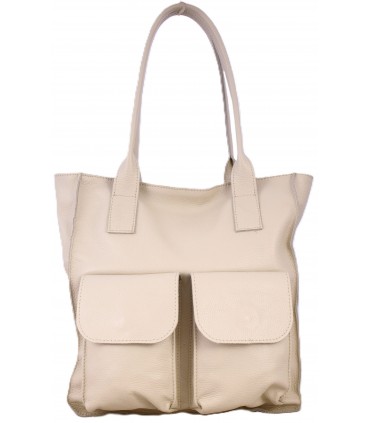 copy of Torebka skórzana Worek Shopper Skóra naturalna Czarna